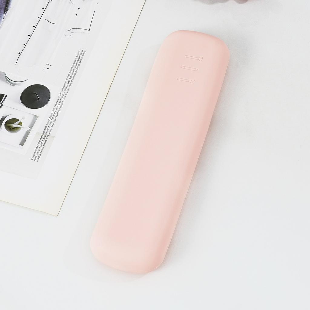 Силиконовые косметические кисти для хранения, дорожный держатель для кистей для макияжа, чехол для спонжа для макияжа, портативные водонепроницаемые инструменты для макияжа