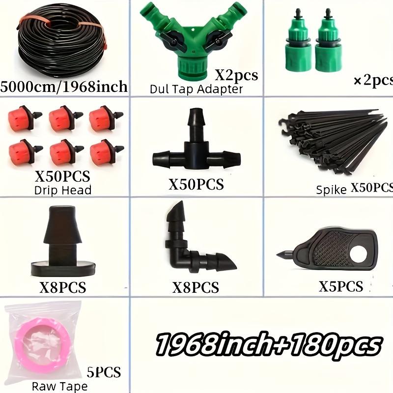 Регулируемый садовый дождеватель и система капельного полива