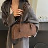 Retro Versatile Trend Bag Women's Large Capacity Suede Portable Underarm Bag Crossbody Bag Back