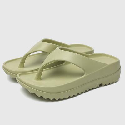 Модные шлепанцы Crestar на новой платформе для женщин, летние модные уличные пляжные тапочки, удобные мягкие сандалии из ЭВА с толстой подошвой, домашние тапочки