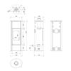 Freestanding Stove Fireplace KRATKI ERIK High 5.5 kW Ø150 Ecodesign Set