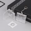 1 Pcs Blank Album Mini Cd Case Key Chain For Diy Backpack Hanging Decor Keychain Pendant