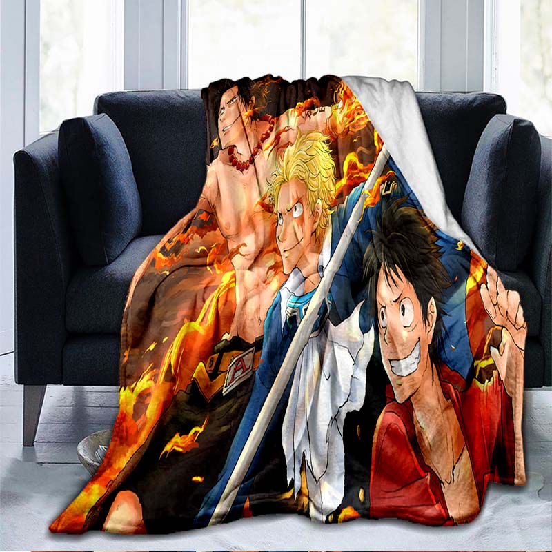Аниме цельное фланелевое одеяло с 3D принтом, пододеяльник для дивана, дорожное детское постельное белье, плюшевое фланелевое одеяло