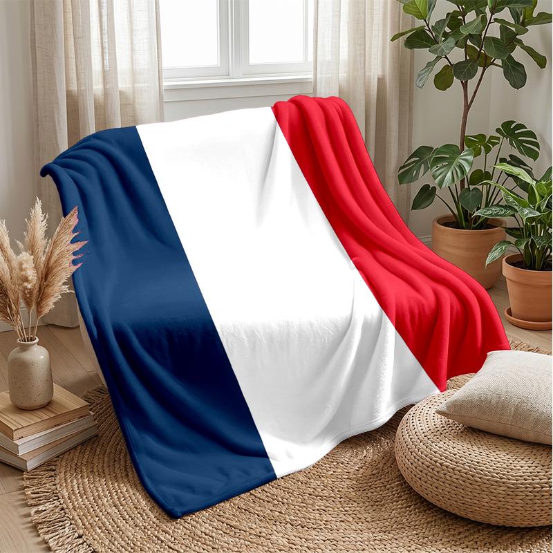 France national football team Theme blanket Soft Flannel Blanket Plush Throw Blanket Cozy Sofa Bed Blanket for Home Decor