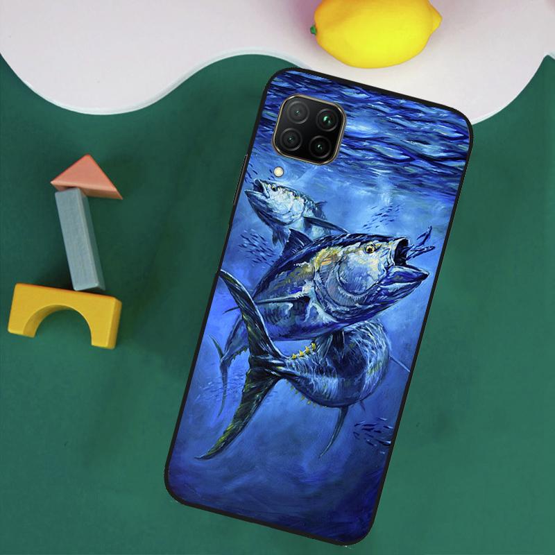 Тунец Bluefin Для Huawei Nova 9 10 SE 8i 11i 12i 12s Y60 Y61 Y70 Y90 Y72 Y73 Y91 P60 Pro P40 P30 Lite Чехол