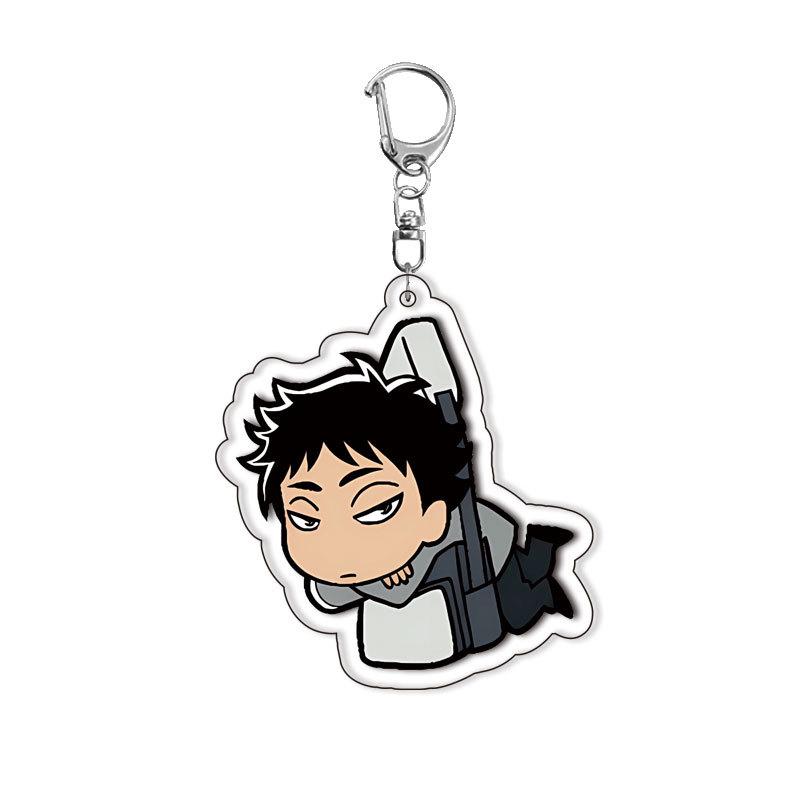 28 Стилей Аниме Haikyuu!! Акриловый Брелок Хинаты Сёё Тобио Кагэяма Даити Савамура Мультяшный Популярный Брелок для Ключей Ювелирный Кулон