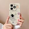 Phone Cases For Infinix Smart 8 Cover Cute Fashion Girl Butterfly Protective Matte Soft Silicone For Infinix Smart8 X6525 Fundas