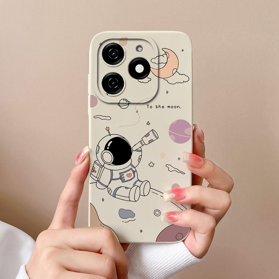 Phone Cases For Infinix Smart 8 Cover Cute Fashion Girl Butterfly Protective Matte Soft Silicone For Infinix Smart8 X6525 Fundas