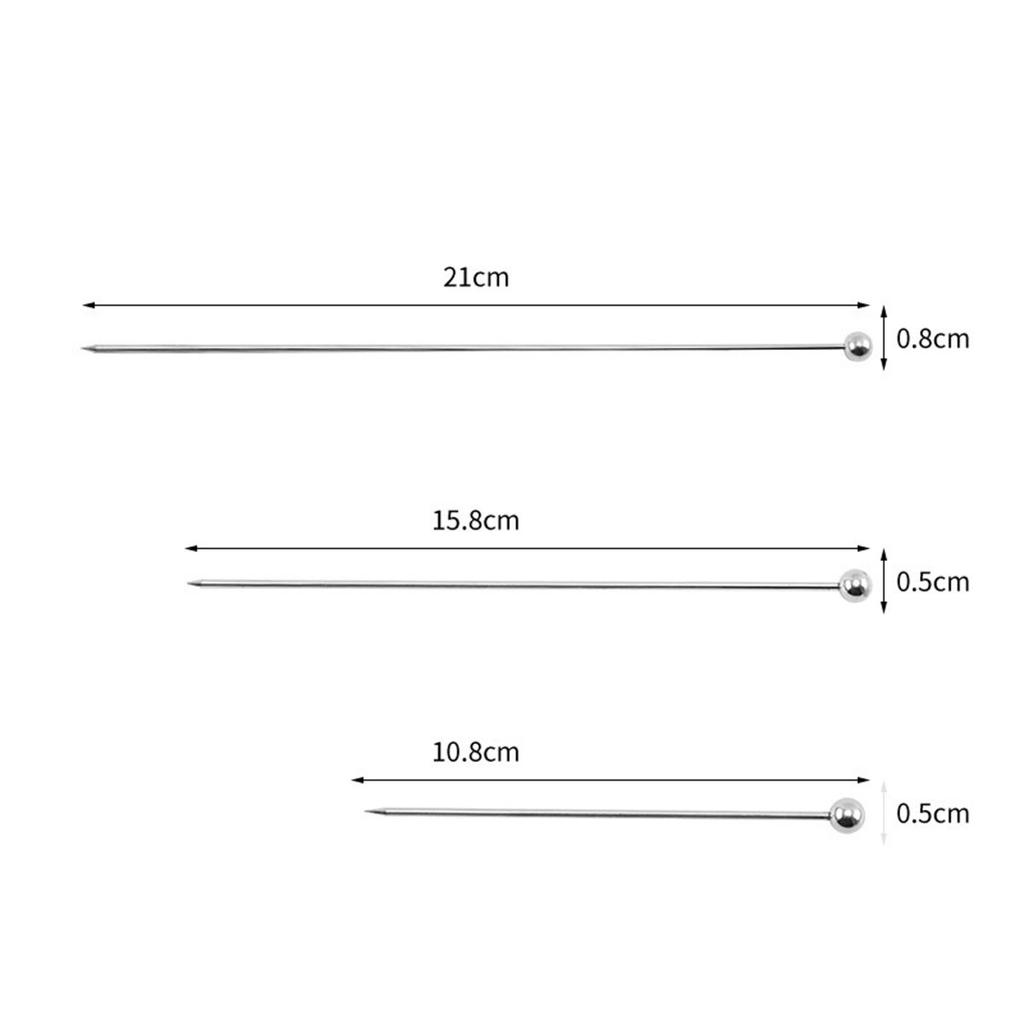 Закуски, многоразовые палочки для коктейлей из нержавеющей стали, палочки для барбекю, зубочистки, шампур
