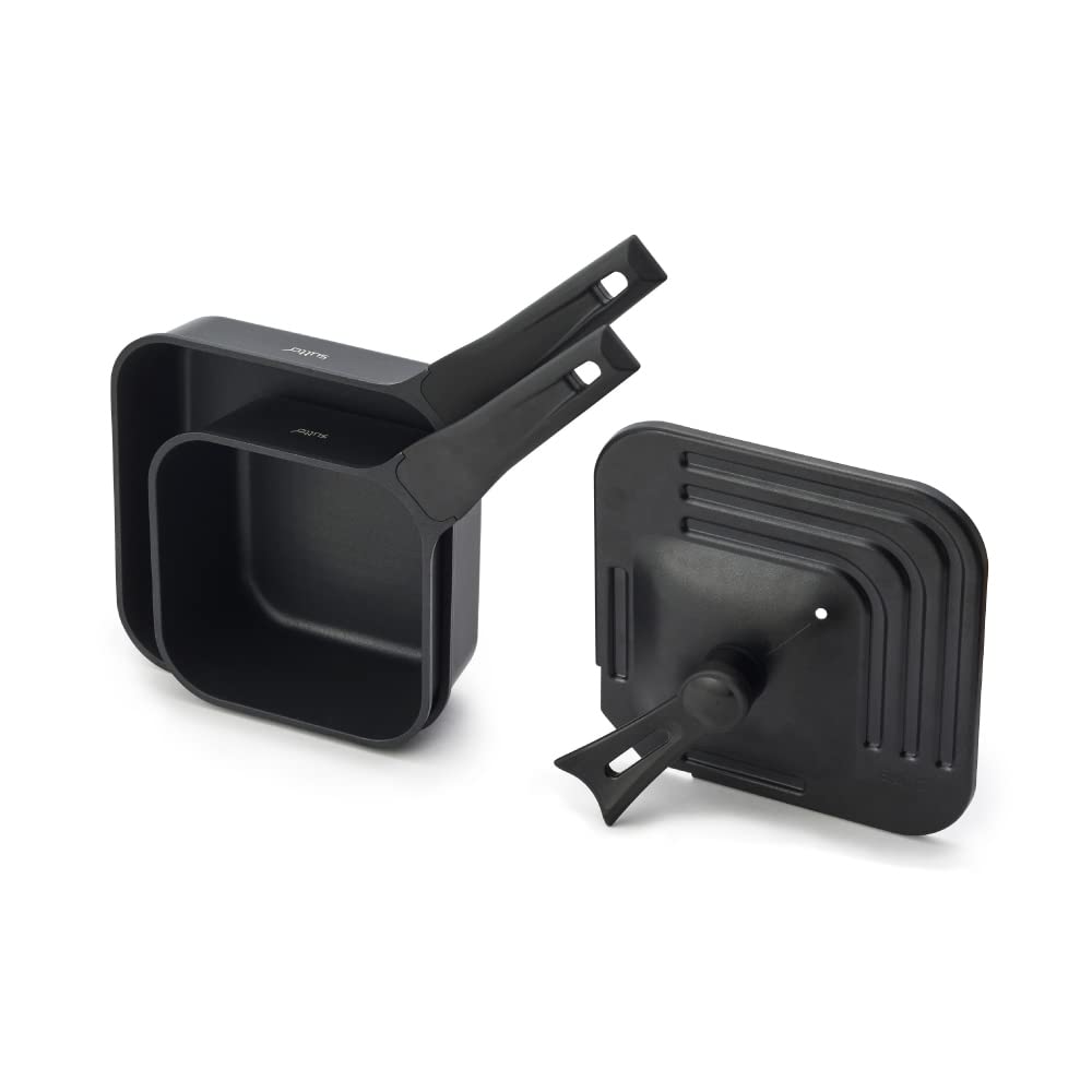 Квадратная сковорода sutto, набор из 3 предметов, черная, глубокая, Doshisha