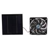 20W Solar Powered Exhaust Fan Powerful 12cm Fan Portable Solar Panel Fan Kit for RV Greenhouse Pet House