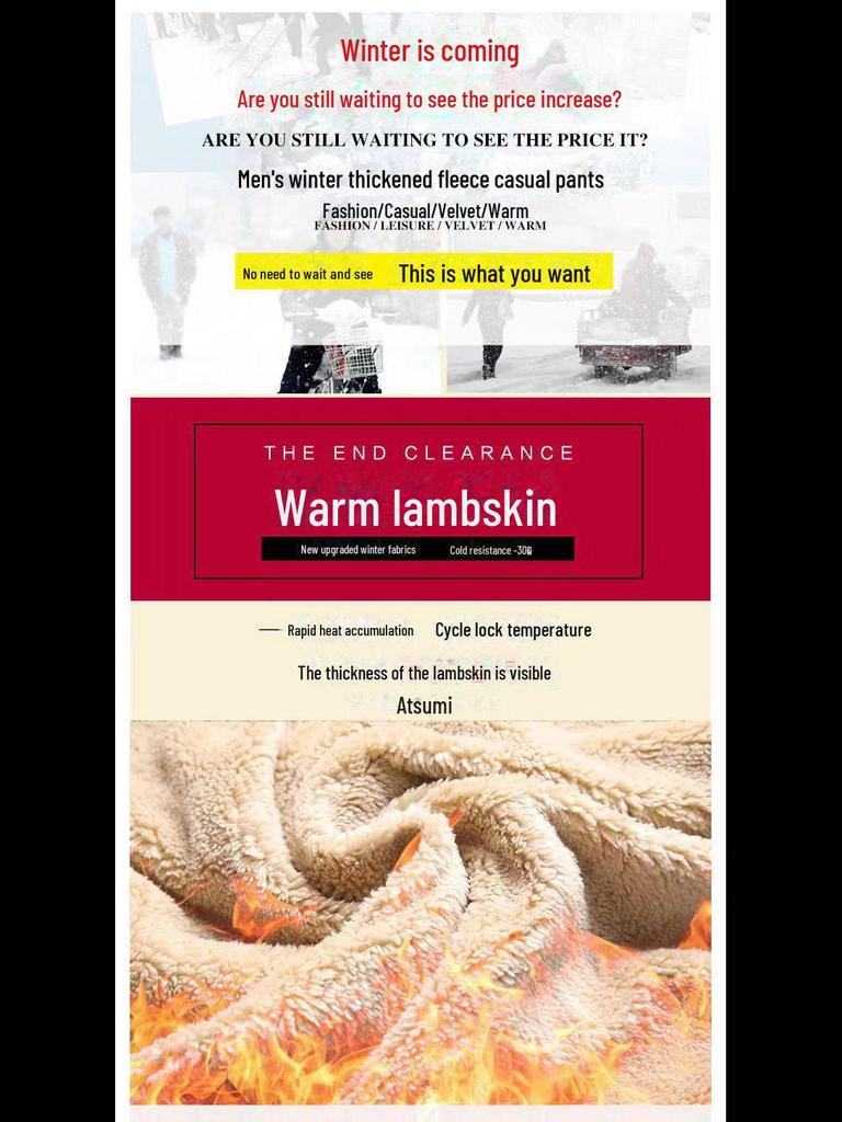 Men's Autumn/Winter Casual Business Trousers: Solid Color, Elastic Waist, Non-Iron, Anti-Wrinkle, Straight Fit.