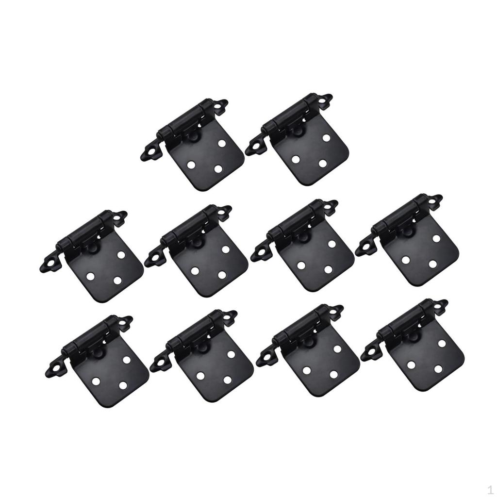 Упаковка из 10 петель для закрывания шкафа для кухонной двери, полускрытые