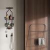 Hooks Hanging Shower Basket Anti-Swing Soap Holder Durable Over Shower Head Organizer  Dorm