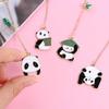 Reading Book mark Student for Pages Cute Panda Bookmark Panda Pendant Paper Clip Metal Bookmark