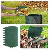 Yousheng 1 Pair Leaf Scoops Hand Rakes Leaf Grabber Collector Light-weight Leaf Scoop with Jagged Teeth for Picking Up Leaves Twigs Grass
