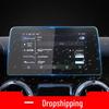 BAIC Changhe A6 Navigation & Console Tempered Protective Film for 19 Models: Q7, Q25, Q35 Big Dipper Car Supplies