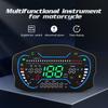 12000 об/мин Мотоциклетный светодиодный спидометр КМ/ч МИ/ч Одометр Тахометр Уровень топлива Датчик температуры Мото аксессуары Для Honda Для Kawasaki