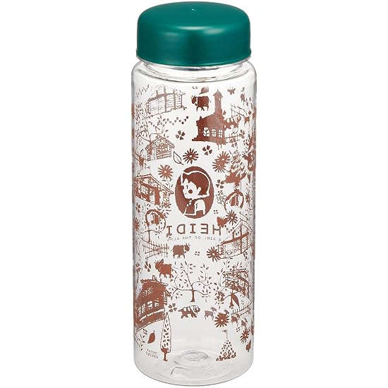 Toa Kinzoku Heidi, Girl of the Alps Clear Bottle 500ml [ Woodblock Print Style ] 812-104