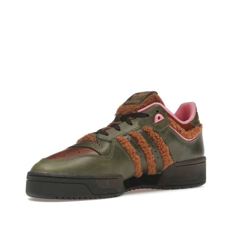 adidas Originals Rivalry Low 86 Симпсоны Мужские Дикий Коричневый Дикий Сосновый Розовый Тон IF7190