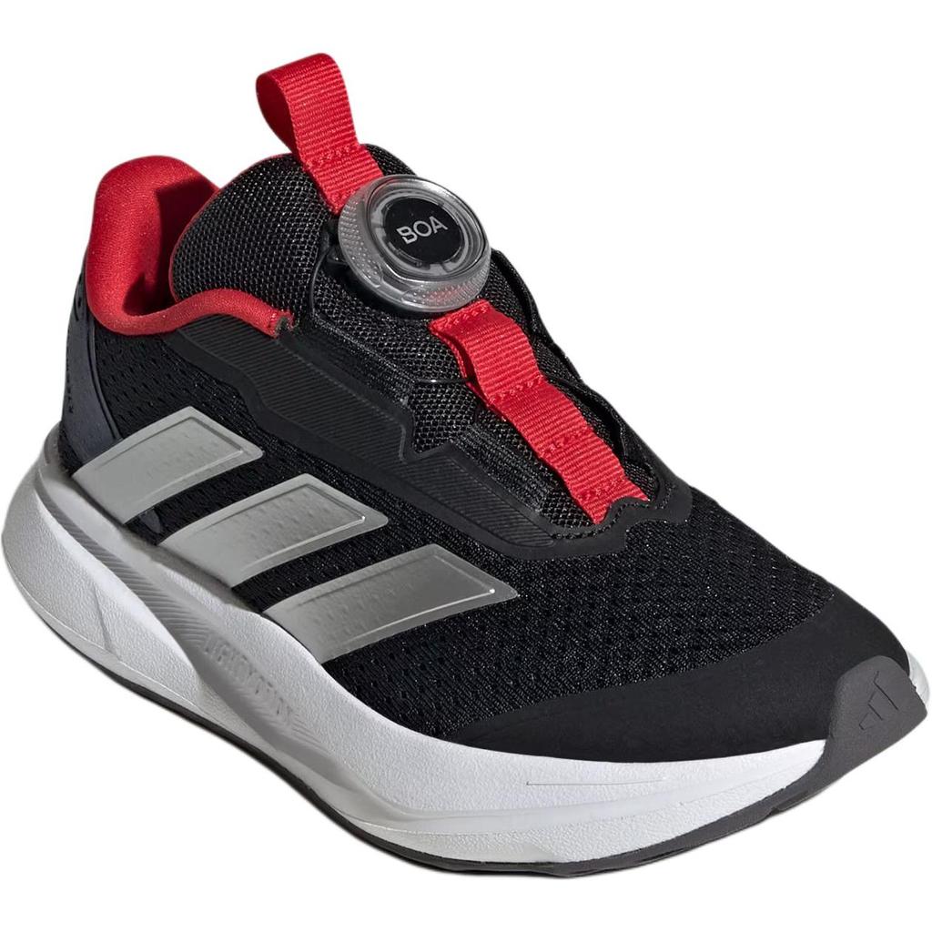 Adidas Кроссовки детские Duramo SL 2.0 BOA K Black Silver Scarlet Core-Black Silver-Metallic Better-Scarlet IH3603