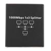 Plug and Play 1000 Мбит/с Ethernet-разветвитель 1 на 3 Высокоскоростной сетевой коммутатор Порт RJ45 Гигабитный Ethernet-разветвитель Офис