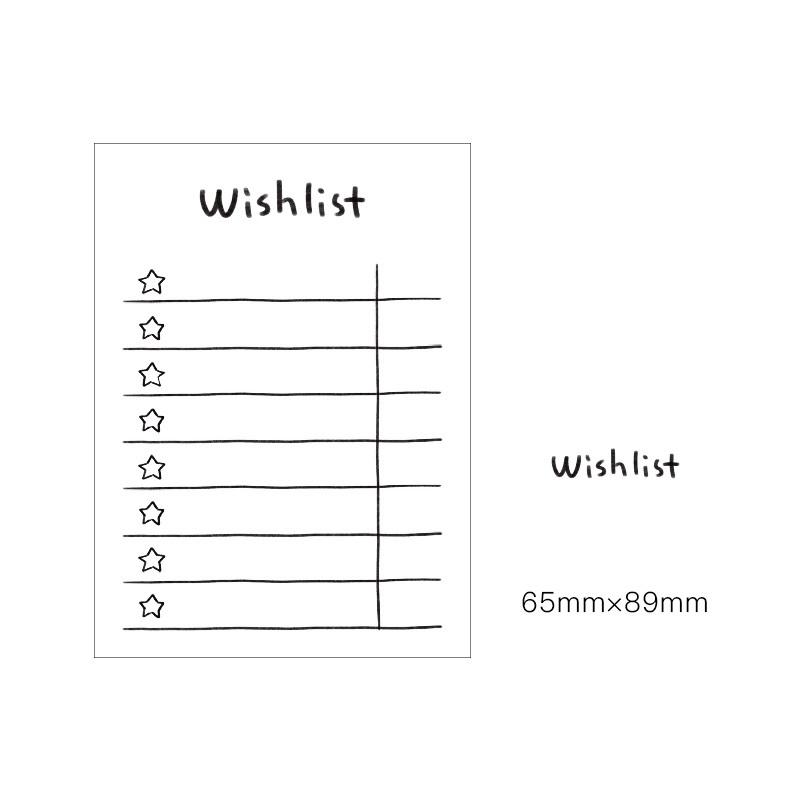 Мини-базовый блокнот для заметок, портативный, 50 листов бумаги, контрольный список желаний, чтобы сделать заметки, офис, школа