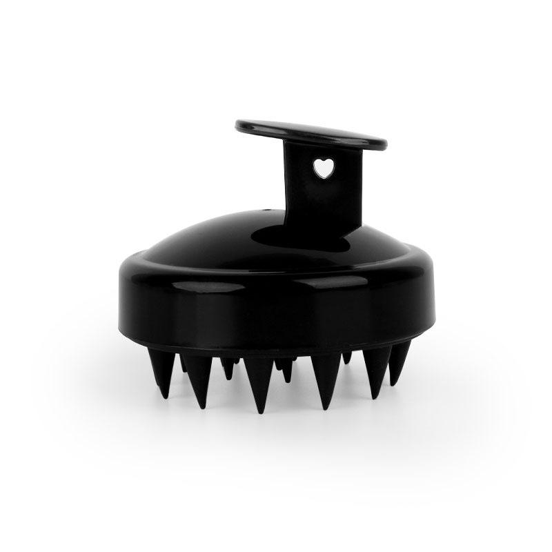 Hot Selling Soft Silicone Head Massager Shampoo Clean Scalp Massage Brush Hand-held Elastic Comb for Barber Shop&Home Bathroom