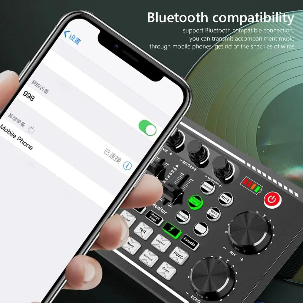 DJ оборудование Микрофон Звуковая карта Пульт Студийная звуковая карта Комплект Кабель Телефон Микшерный компьютер Живой голосовой микшер Звуковая карта F998