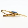Used Wedgwood cuffs Tie pin set metal gold blue plating