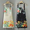 Waterproof Apron with Breathable Fabric Oil-proof Kitchen Apron for Home Cooks Cooking Baking Work Clothes Multipurpose