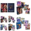 Набор из 50 английских аниме-карточек Набор Demon Slayer One Piece Игровые коллекционные карты Дуэльные карты