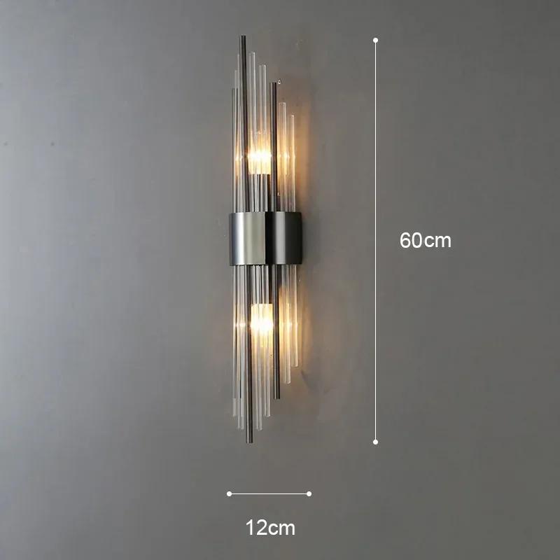 Luxury Wall Lamp Modern LED Gold Wall Light Indoor Lighting Wall Sconce Home Decor for Living Room Bedroom Bedside Stairs