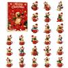 20 Advent Calendar Acrylic Countdown Set, Includes Adorable Keychains, Perfect For Couples And Lovers To Celebrate The Holiday.