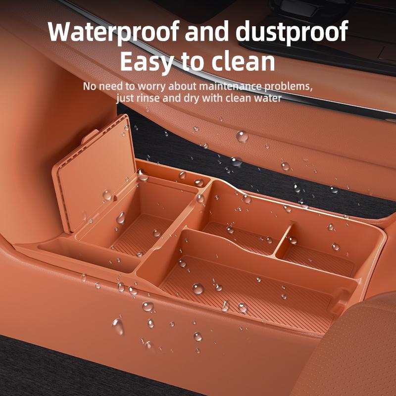 For AITO M7 SERES 7 2024 Storage Box Center Armrest Hidden Box Cup Holder Organizer Interior Accessories