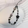 Fashion Cute Cellphone Lanyard Bracelet Mobile Phone Strap Elegant Colorful Beaded Pendant Antilost Wrist Chain Jewelry