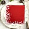 20pcs/Pac 33*33cm 2-Ply Disposable Party Napkin Christmas Pattern