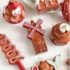 Пластиковые ornaments Пряничный человечек Рождественский DIY Милые Рождественские елочные ornaments Рождественская елка Подвеска