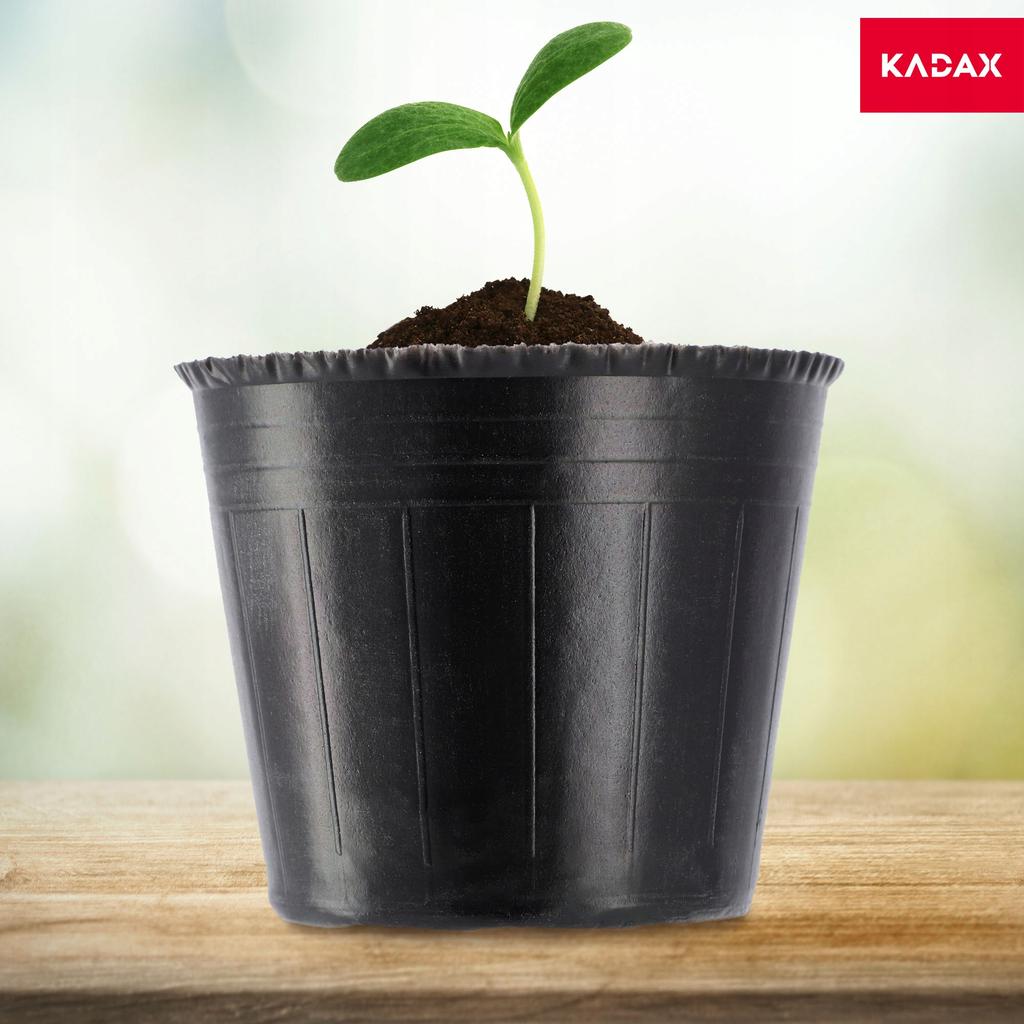 KADAX 100 производственных горшков диаметром 9 см для рассады, мягкие