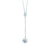 [N3039] - Silver 'Vahiné' Silver Necklace (rhodium-plated) - 60x11 Mm