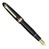 Sailor 1911 Gold Profit Large 21K LEFTY Fountain Pen Black Fine Nib 11-2023-220 with Converter