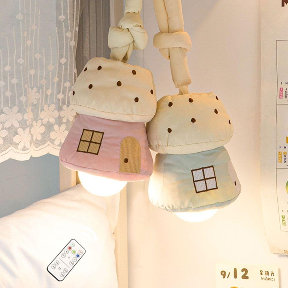 Cute Bedside Light 3 Color Light Ambient Lamp High Beauty Mushroom Night Light Kids