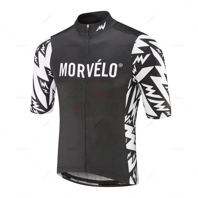 Morvelo-Мужской дышащий костюм для велоспорта, с коротким рукавом, для профессиональной велосипедной команды, 2026 лето, дышащий велосипедный костюм, комплект