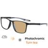Outdoor Color Changing Clear Lens Sunglasses Blue Light Blocking Women Men's Photochromic Myopia Glasses Vintage Minus Eyewear