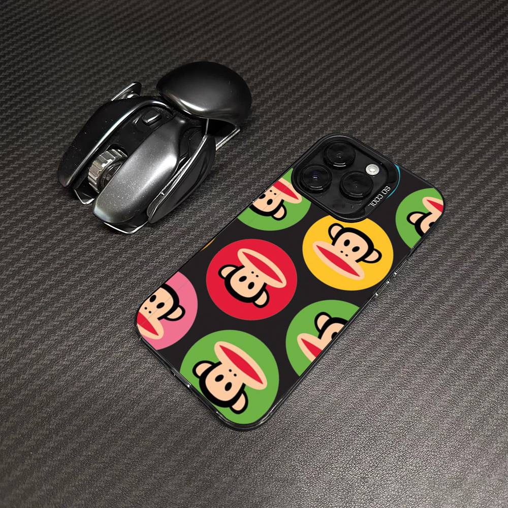 Знаменитый Роскошный Чехол Для Телефона P-Paul F-Frank Для IPhone 17 16 15 14 11 12 13 Pro Max Plus Pro Цветной Серебристый Чехол