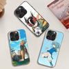 Футбольный чехол для телефона I-InazumaS Eleven 11 для iPhone 17 16 15 14 13 12 11 Pro Max Plus, цветной, противоударный, задняя крышка, серебристый