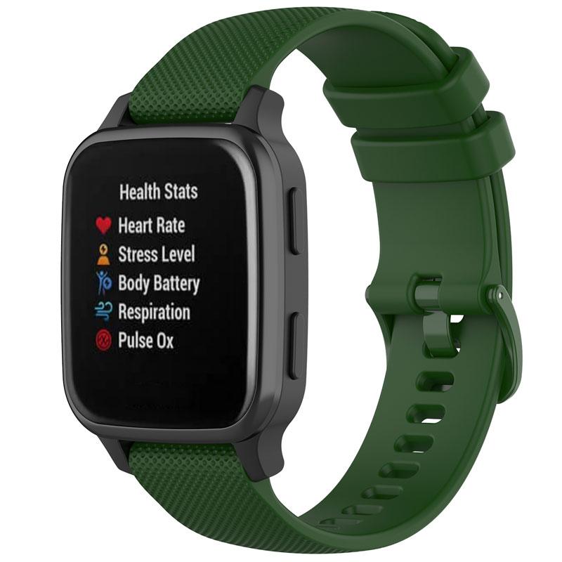 20mm Silicone Watchband For Garmin Venu SQ Smart Watch Bracelet Forerunner 245 645 Music 55 Wristband Strap Replacement Belt