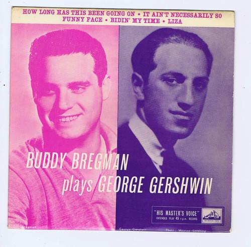 7-дюймовая пластинка BUDDY BREGMAN Играет Джорджа Гершвина 7EG8343 His Masters Vo 1958 Великобритания Джаз Б/у