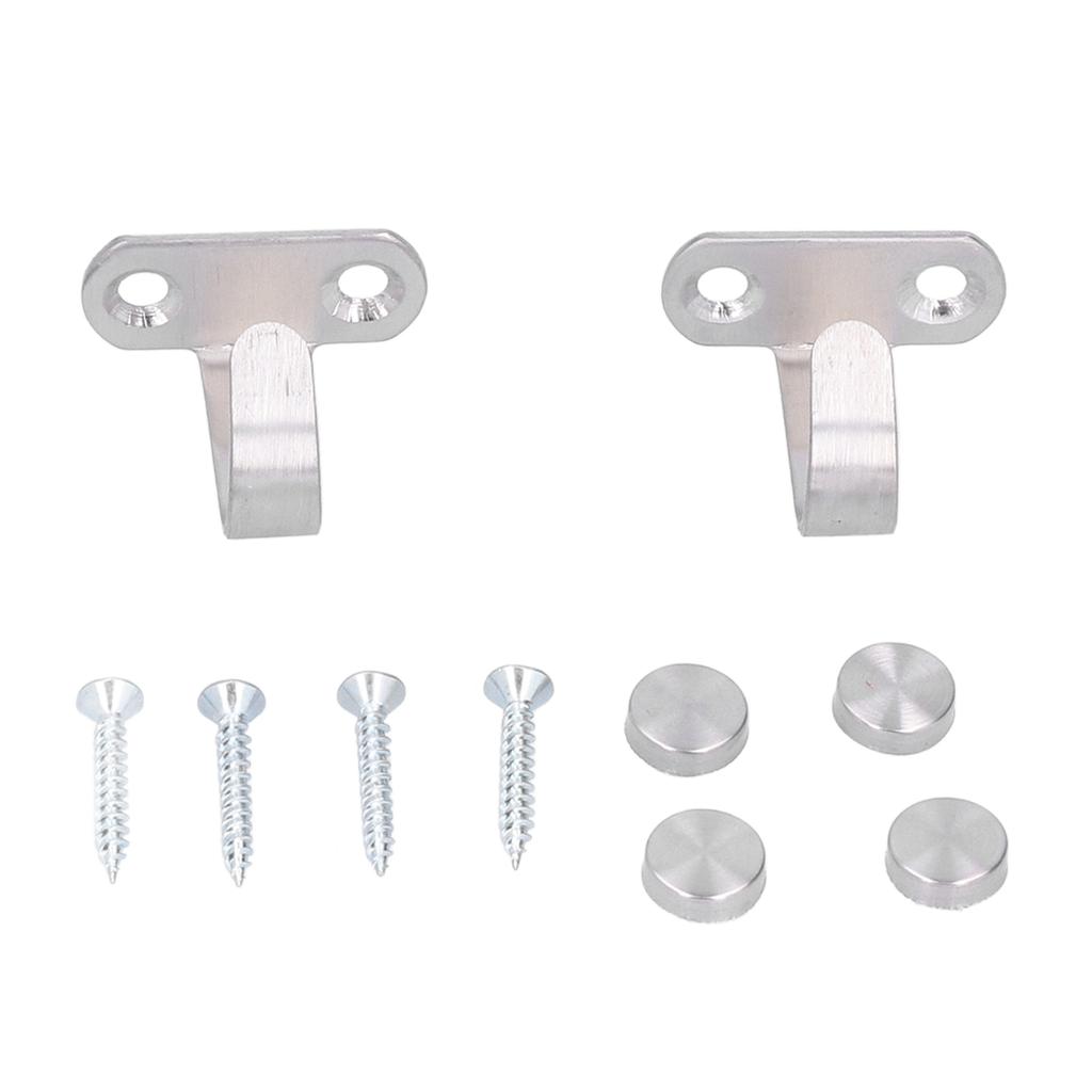 2 шт. Крючки из нержавеющей стали Вешалка для одежды и шляп Органайзер для хранения для дома на колесах, ванной комнаты