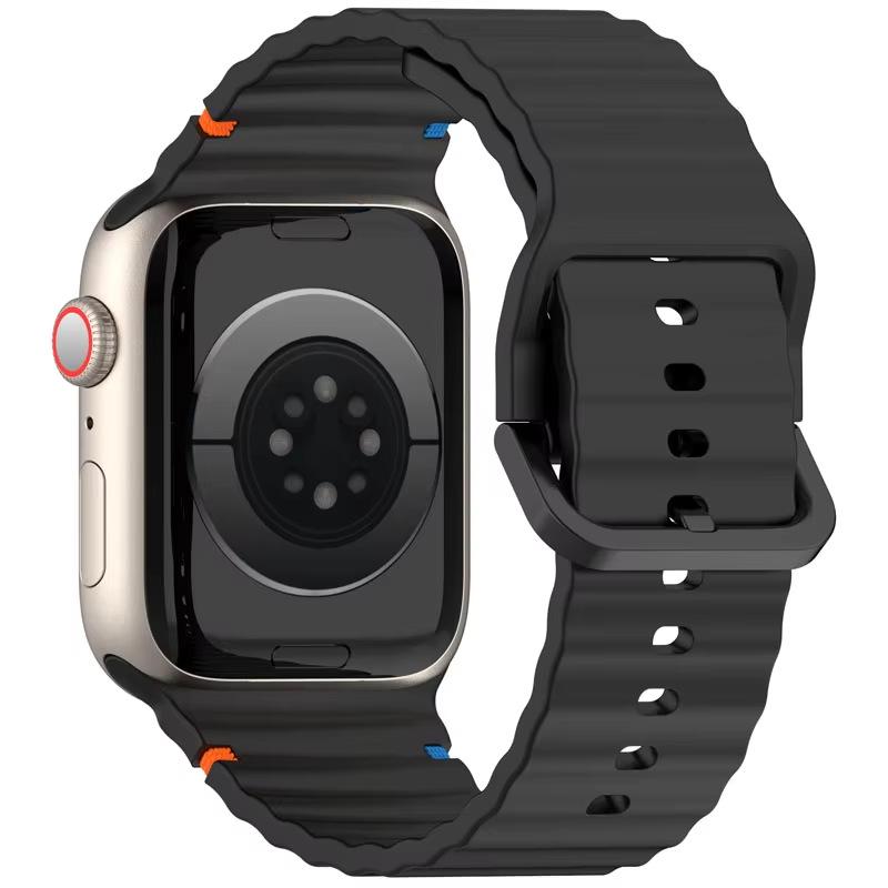 Apple iWatch 11 Ultra Wave Silicone Strap with Color Dots